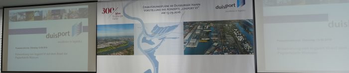 Walsum: Duisburger Hafen AG plant logport VI am Standort der ehemaligen Papierfabrik Walsum: Duisburger Hafen AG plant logport VI am Standort der ehemaligen Papierfabrik