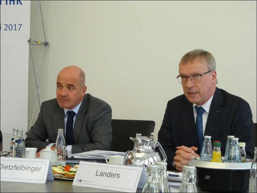 Jahrespressekonferenz der Niederrheinischen IHK