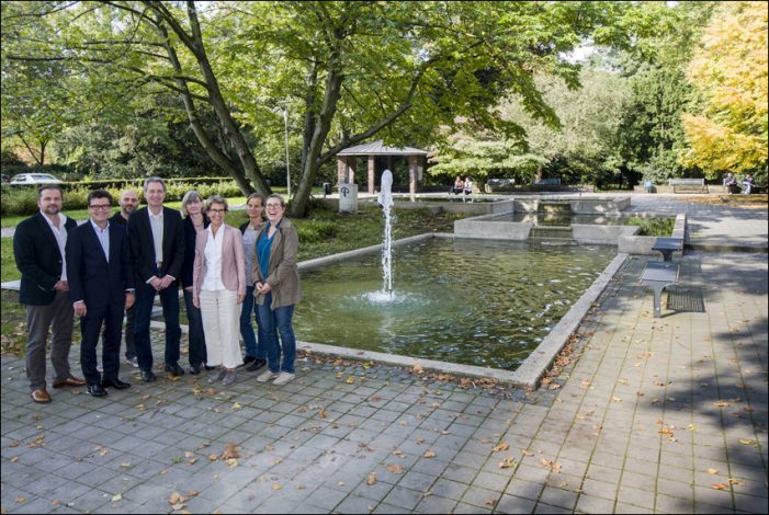 Sanierung Brunnen am Goerdeler Park im Duisburger Dellviertel abgeschlossen Sanierung Brunnen am Goerdeler Park im Duisburger Dellviertel abgeschlossen