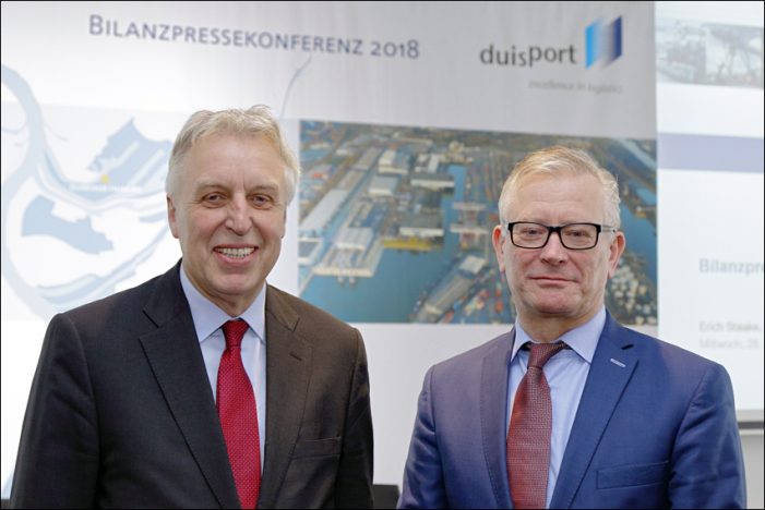 Bilanzpressekonferenz: Duisburger Hafen AG weiter auf Wachstumskurs Bilanzpressekonferenz: Duisburger Hafen AG weiter auf Wachstumskurs
