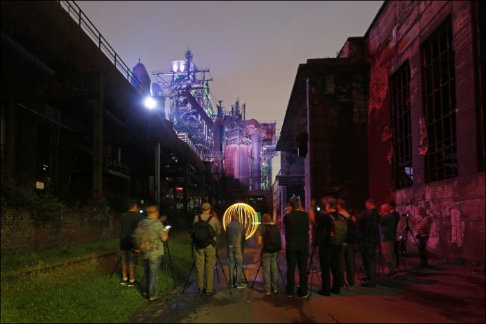 Landschaftspark Duisburg-Nord: Lichtinstallation strahlt die gesamten Sommerferien