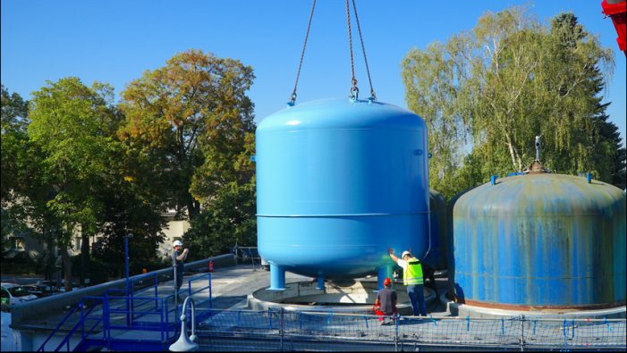 Stadtwerke Duisburg investieren in sechs neue Großfilter zur Trinkwassergewinnung Stadtwerke Duisburg investieren in sechs neue Großfilter zur Trinkwassergewinnung