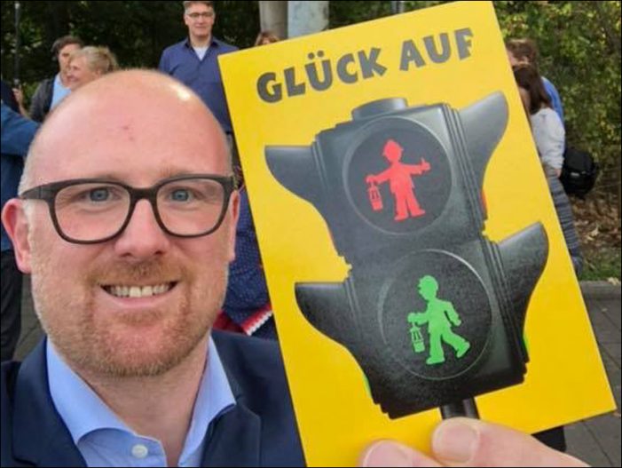 Duisburg bekommt eine Bergmannsampel Duisburg bekommt eine Bergmannsampel