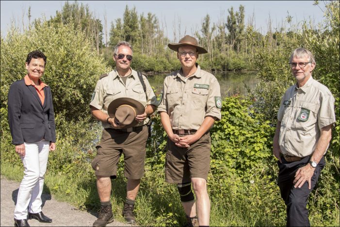 Ranger in Duisburger Landschafts- und Naturschutzgebieten im Einsatz Ranger in Duisburger Landschafts- und Naturschutzgebieten im Einsatz