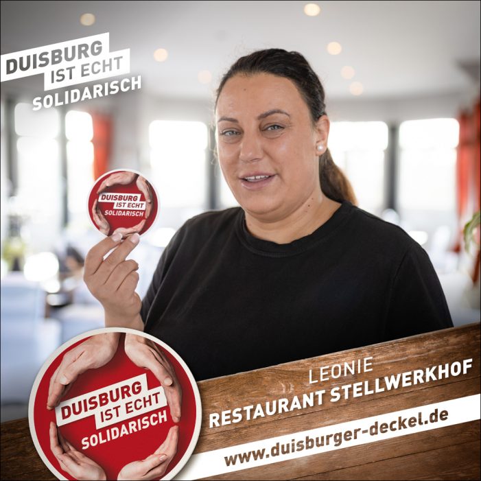 Solidarität mit Gastroszene: DUISBURG IST ECHT startet wieder den Duisburger Deckel Solidarität mit Gastroszene: DUISBURG IST ECHT startet wieder den Duisburger Deckel