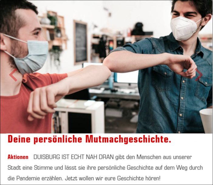 Radiokampagne „Duisburg ist echt nah dran“ soll neuen Mut machen Radiokampagne „Duisburg ist echt nah dran“ soll neuen Mut machen
