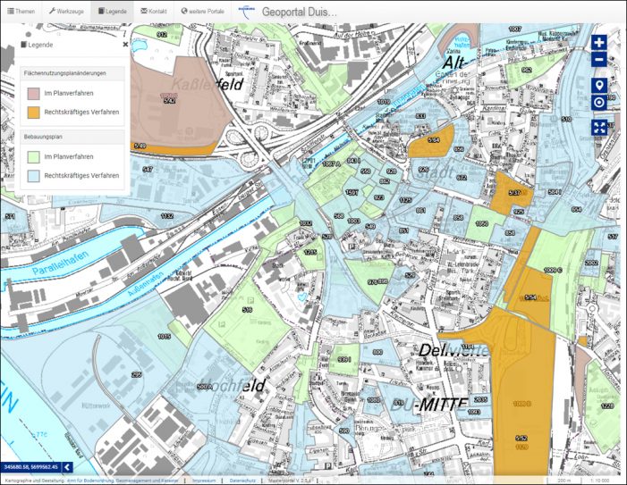 Digitale Bebauungspläne in Duisburg jetzt online Digitale Bebauungspläne in Duisburg jetzt online