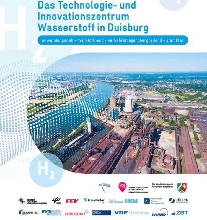 Technologie- und Innovationszentrum Wasserstoff (TIW) kommt nach Duisburg