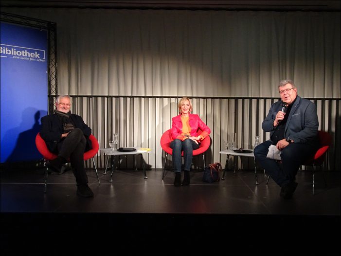 Duisburger Journalistentreff im Stadtfenster mit Petra Gerster und Christian Nürnberger Duisburger Journalistentreff im Stadtfenster mit Petra Gerster und Christian Nürnberger