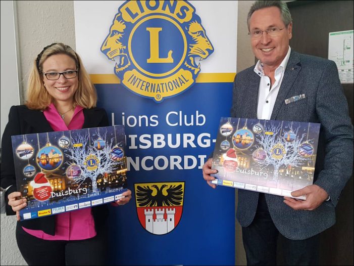 Lions Club Duisburg-Concordia: Vorstellung des 9. LionsSport-Adventskalenders