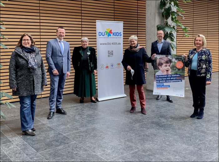 Duisburg: Volksbank Rhein-Ruhr und DZ Bank unterstützen den Verein DU KIDS mit fast 13.000 Euro