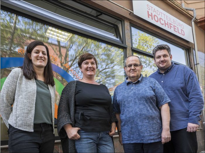 Duisburgs Oberbürgermeister Sören Link eröffnet Stadtteilbüro in Hochfeld Duisburgs Oberbürgermeister Sören Link eröffnet Stadtteilbüro in Hochfeld