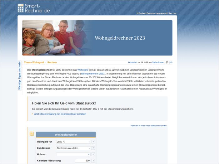 Kostenentlastung dank Wohngeld-Plus-Gesetz 2023 Kostenentlastung dank Wohngeld-Plus-Gesetz 2023