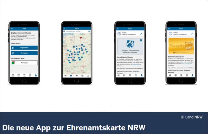 Digitale Ehrenamtskarte NRW: Stadt Duisburg beteiligt sich an der App Digitale Ehrenamtskarte NRW: Stadt Duisburg beteiligt sich an der App