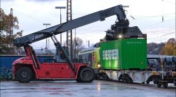 LOG4NRW: Erster Containerzug hat sich auf den Weg nach Duisburg gemacht